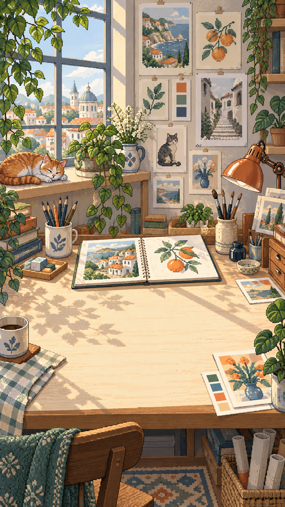 Illustrated artwork from Pixel Canvas